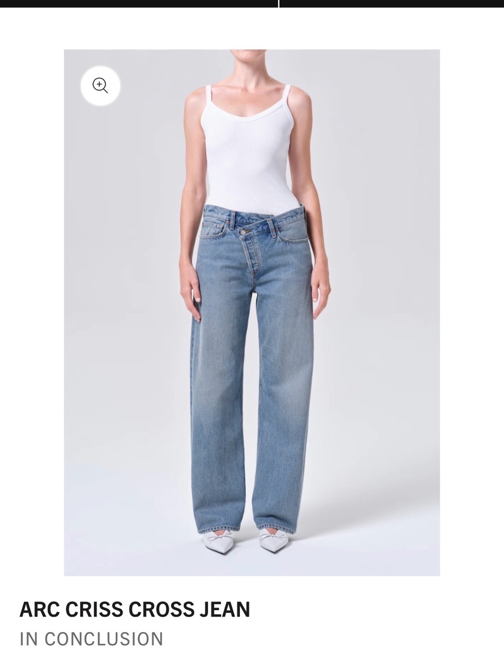 Agolde Vintage Light Wash Straight-Leg Jeans